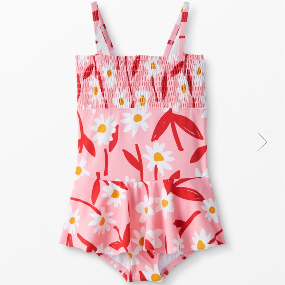 NWT: Hanna Andersson One Piece Swim Suit with skirt